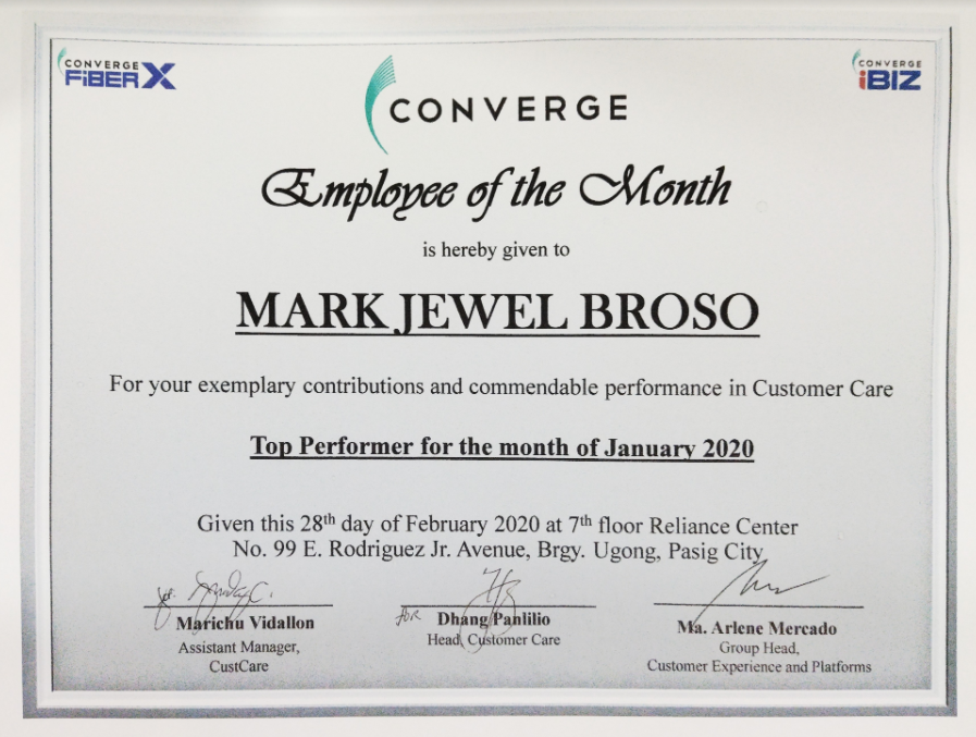Top Performer