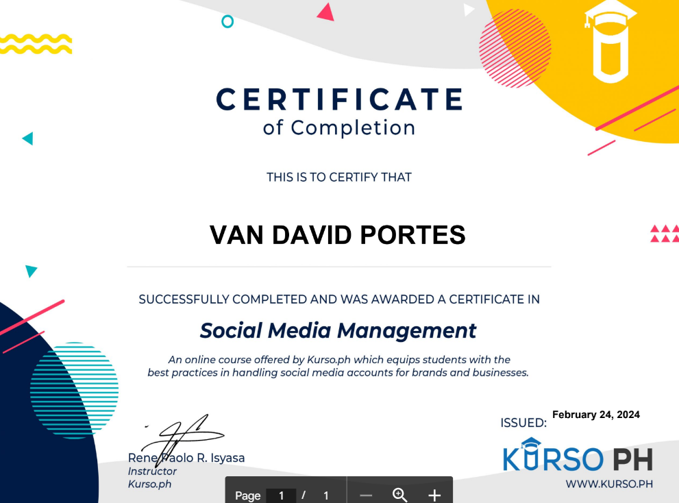 Social Media Management Course