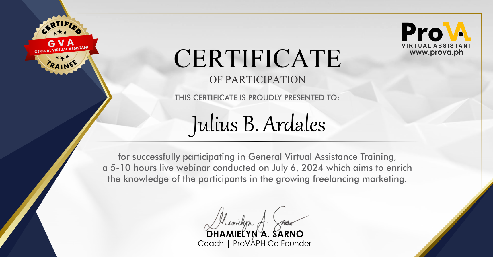 General Virtual Assistance