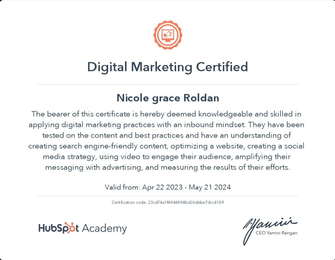 DIGITAL MARKETING CERTIFIED