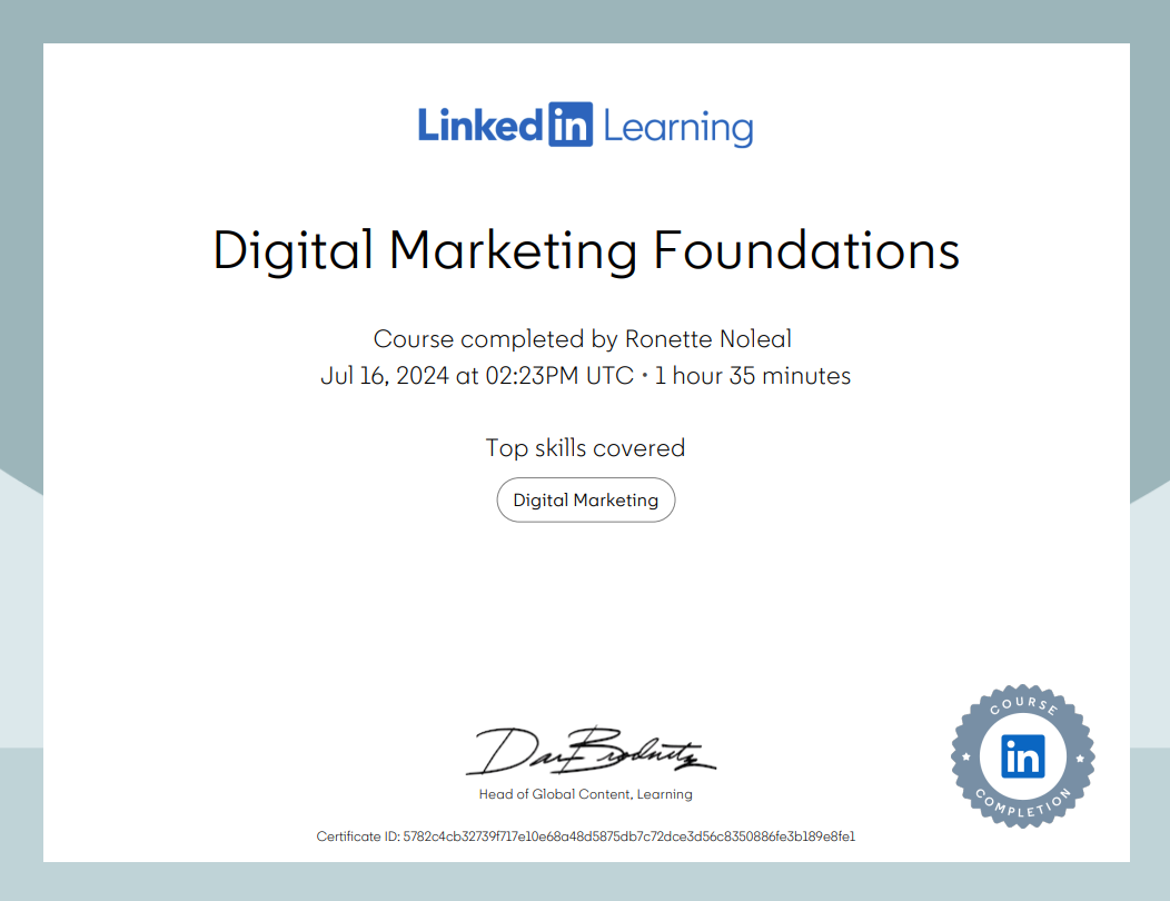 Digital Marketing Foundations