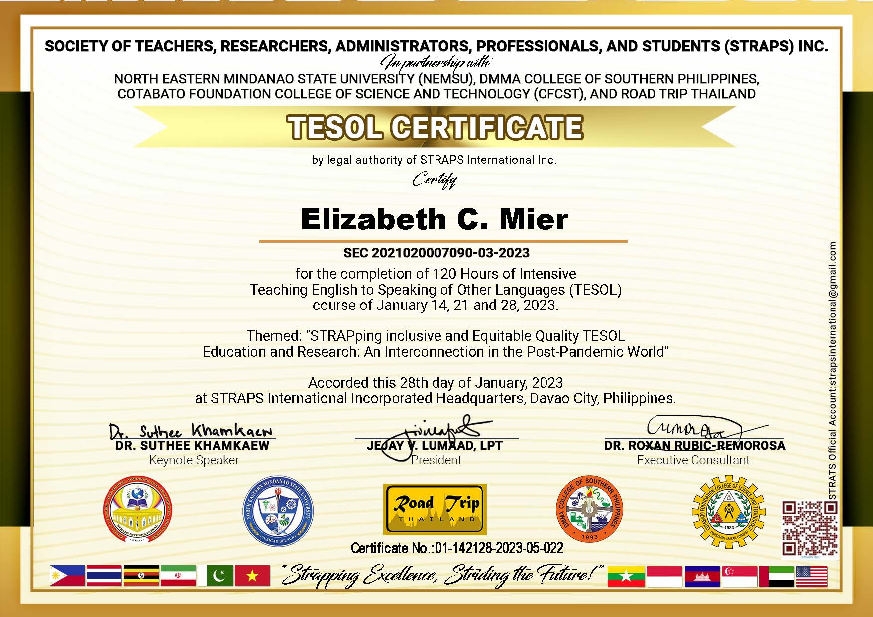 TESOL Certificate