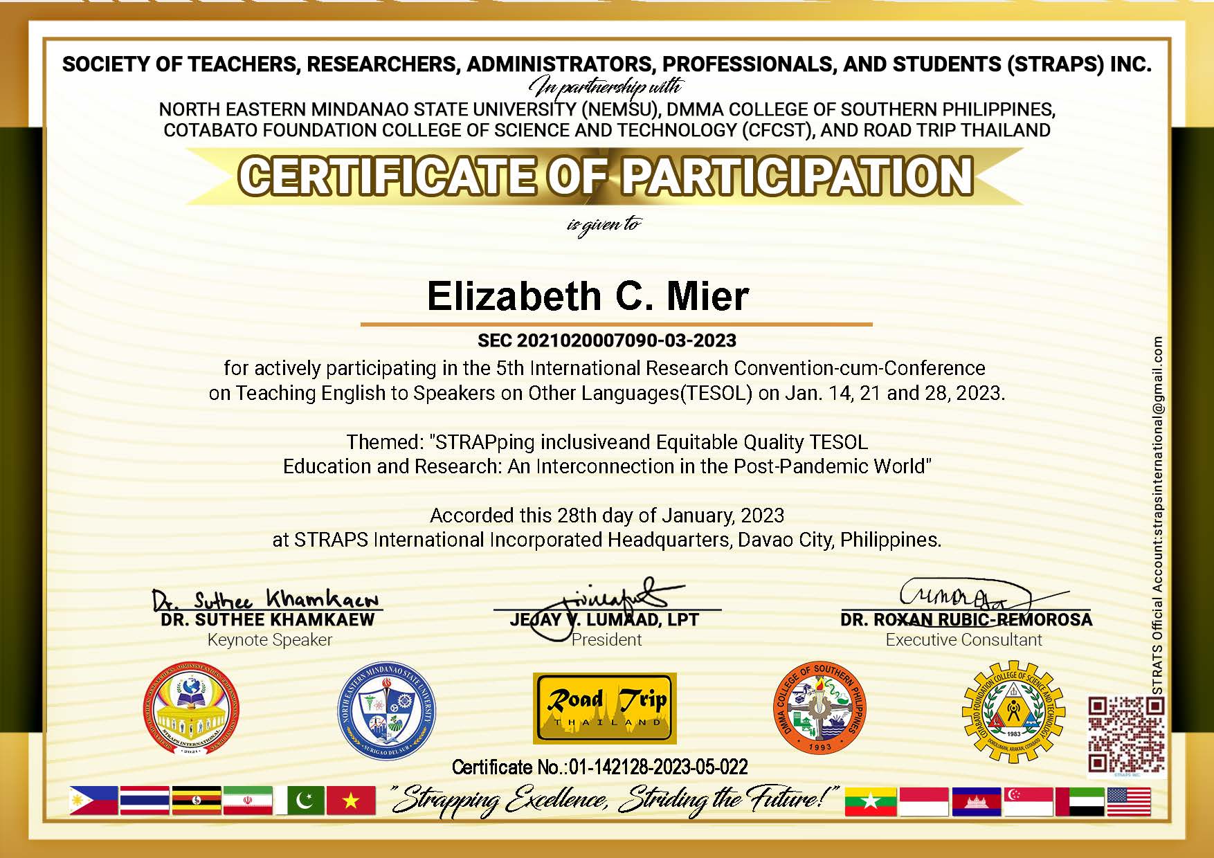 TESOL Certificate 2