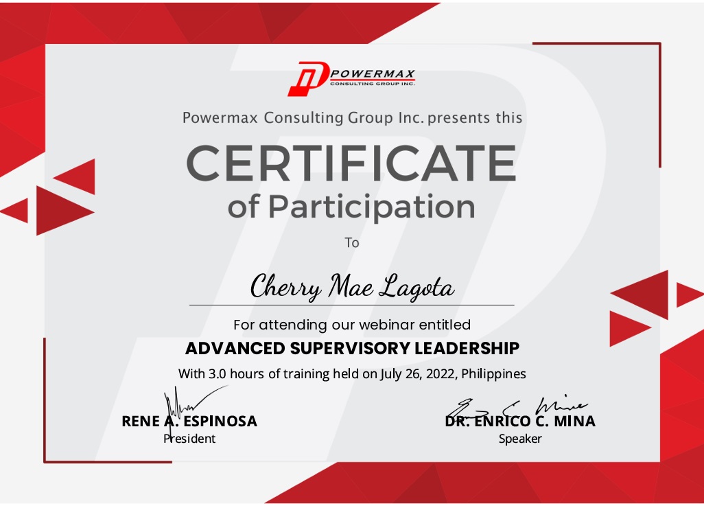 ADVANCED SUPERVISORY LEADERSHIP