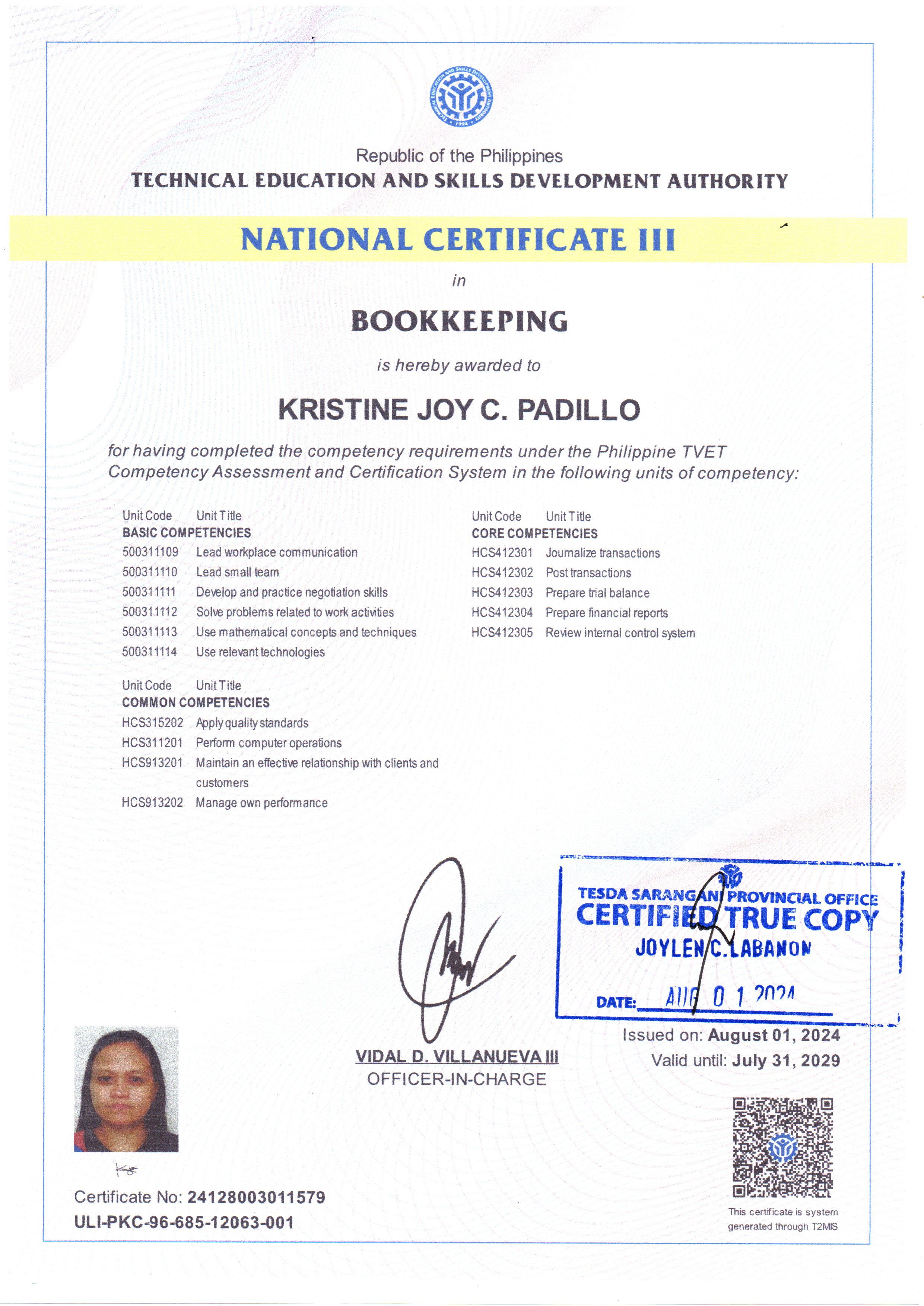 NC III Bookkeeping