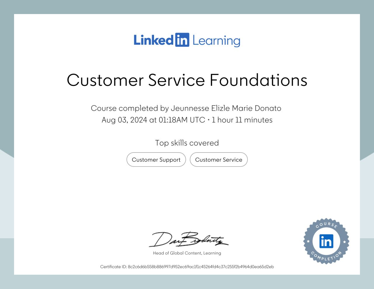Customer Service Foundations