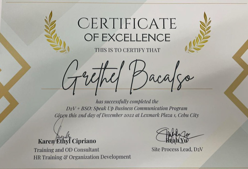 Business Communication Certificate