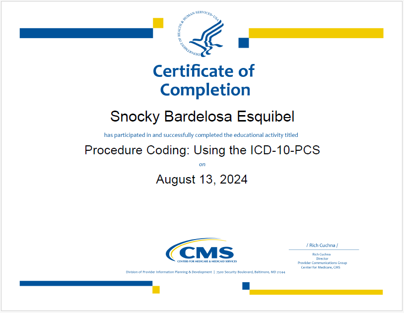 Procedure Coding: Using the ICD 10 PCS - Cert