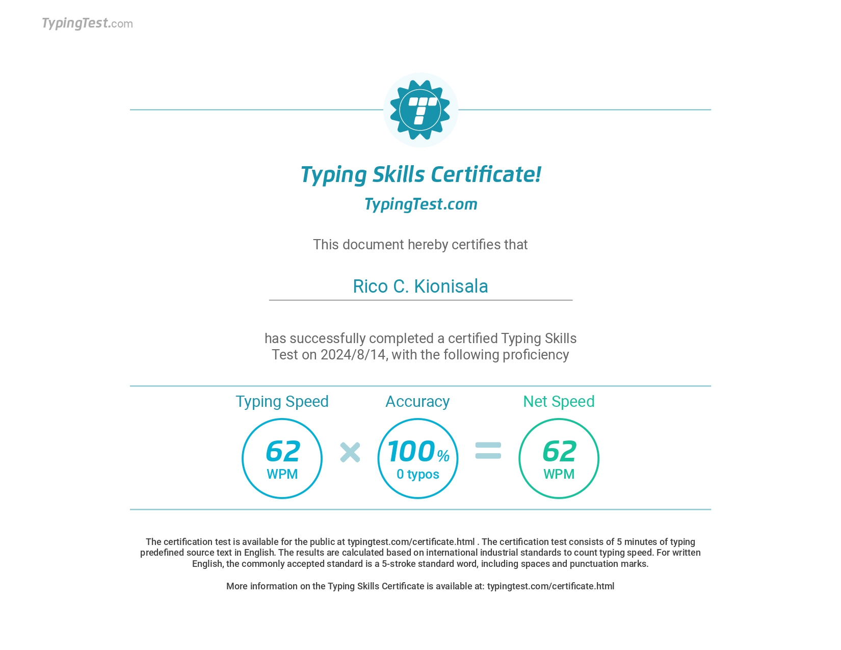 Typing Test