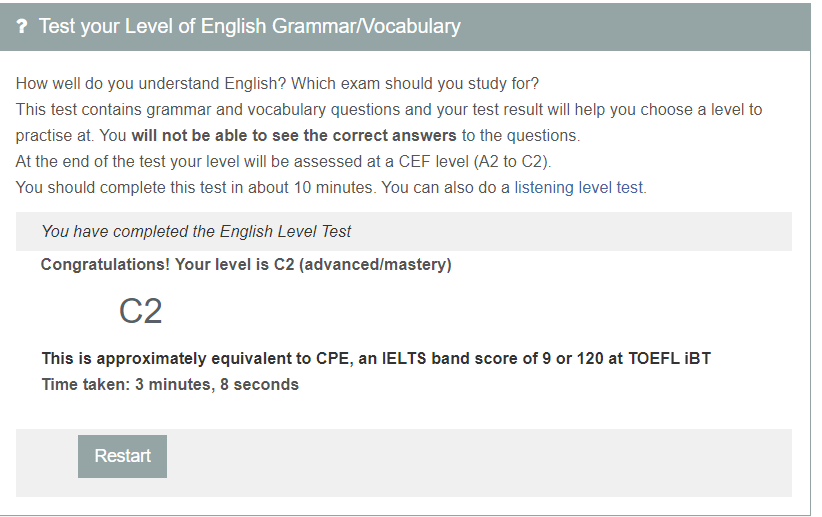 English Test