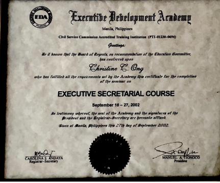 Executive Secretarial Course