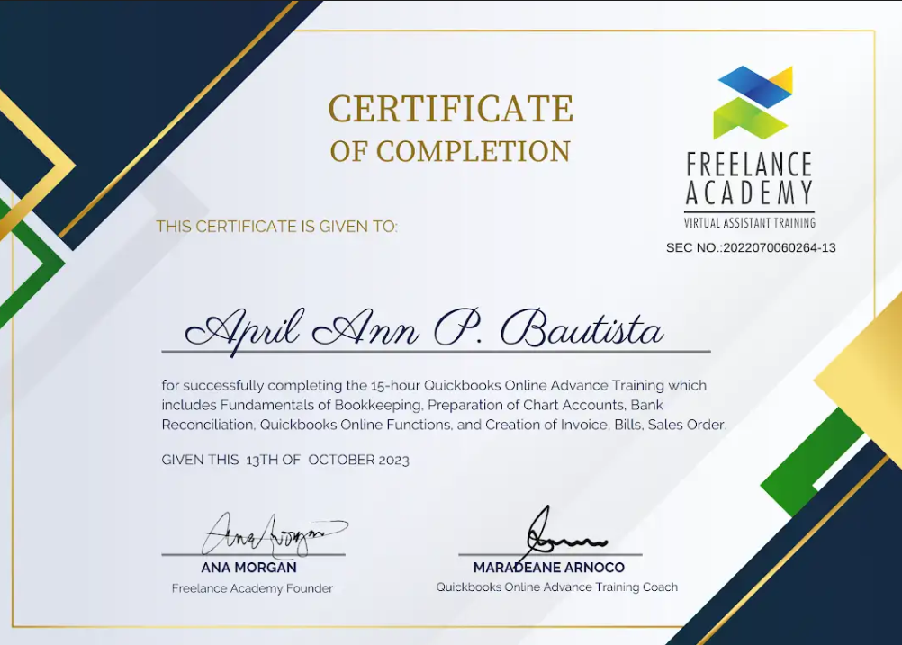 QuickBooks Online Advance Training