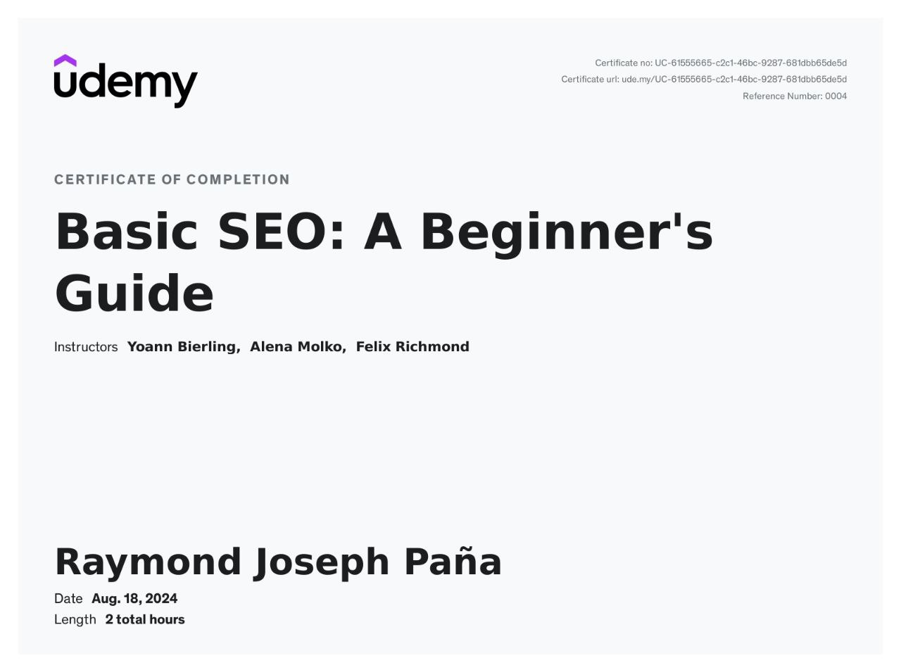 Basic SEO: A Beginner's Guide