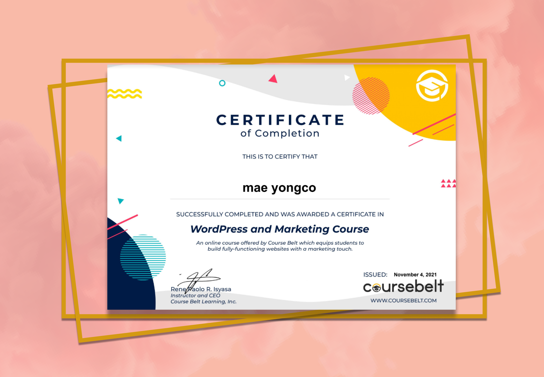 WordPress and Marketing Course