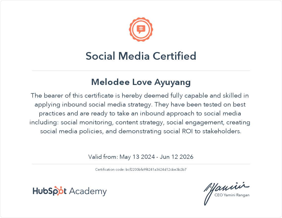 HubSpot Social Media Marketing Course