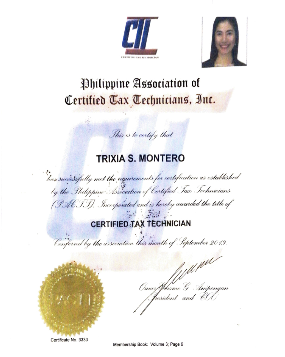 Certified Tax Technician