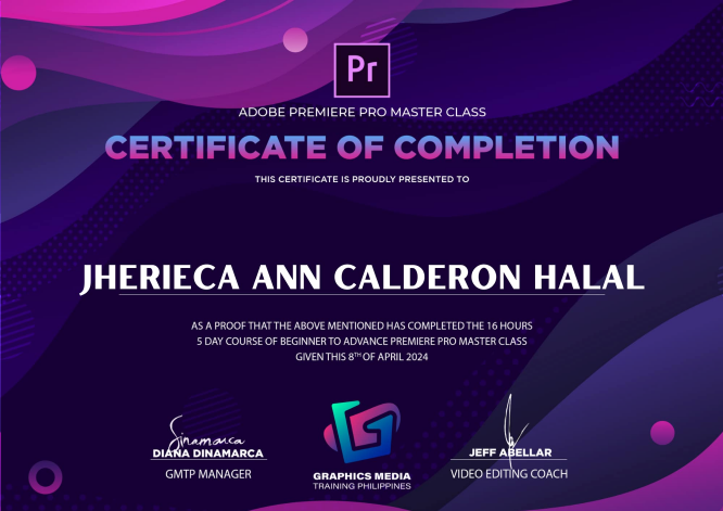 Adobe Premier Pro Certificate