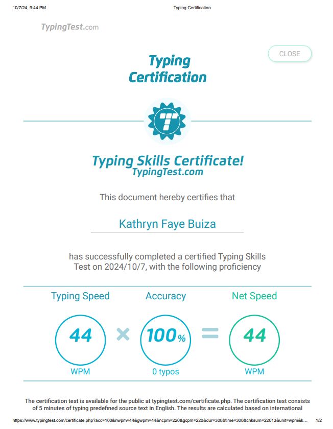 Typing Test