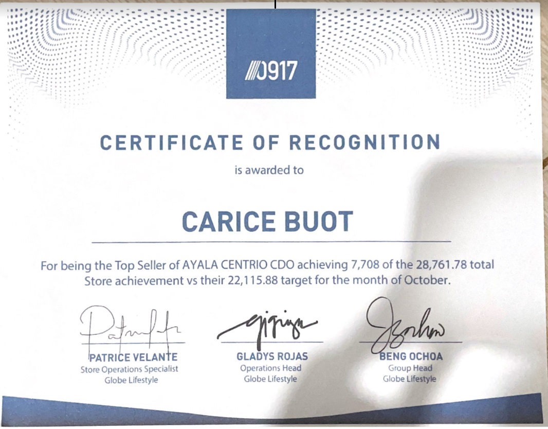 Top Seller Recognition
