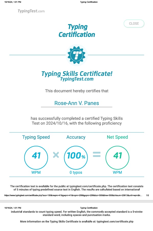 Typing Test