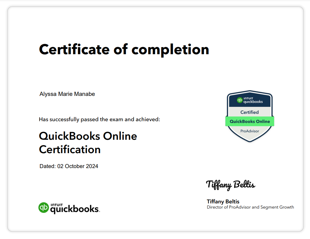 QuickBooks ProAdvisor