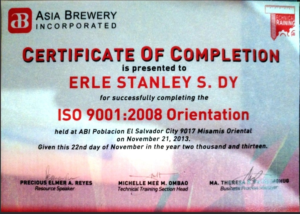 ISO 9001:2008 Orientation