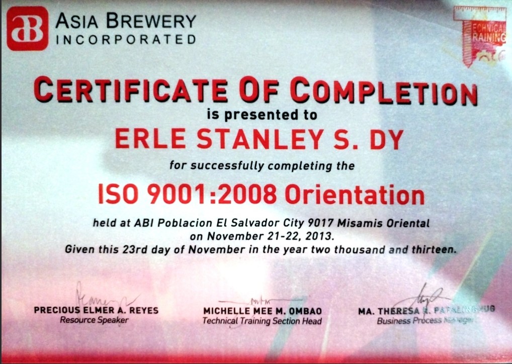 ISO 9001:2008 Orientation