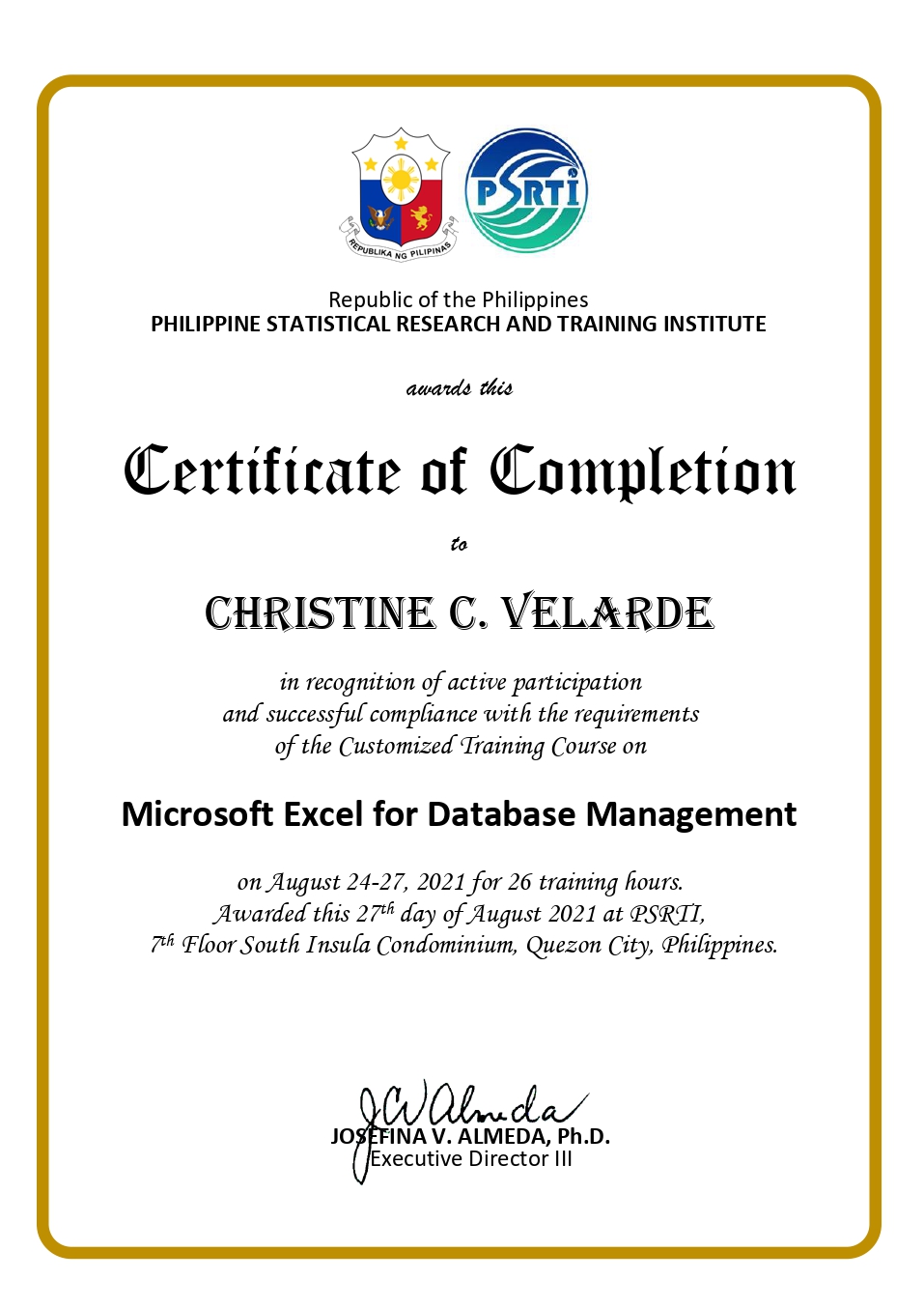 Microsoft Excel for Database Management