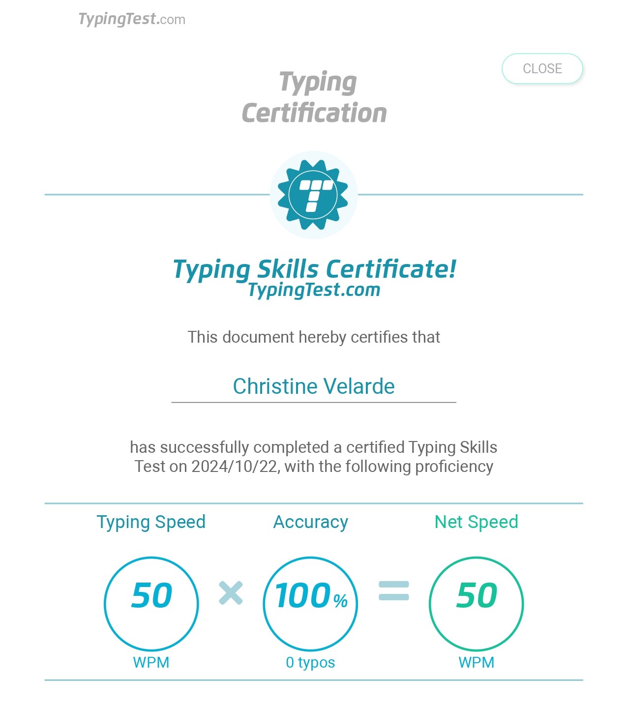 Typing Skills