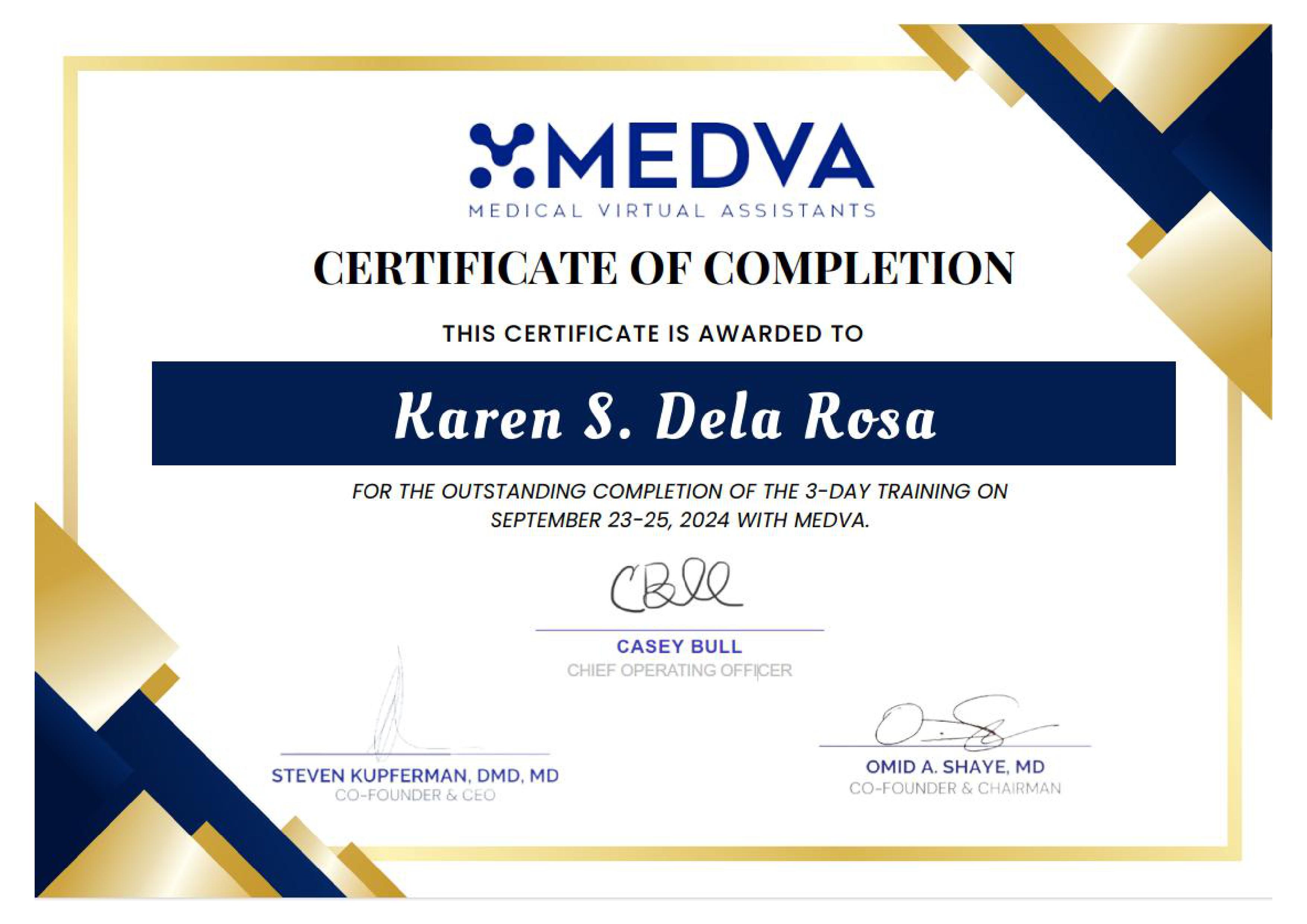 Medical VA Training
