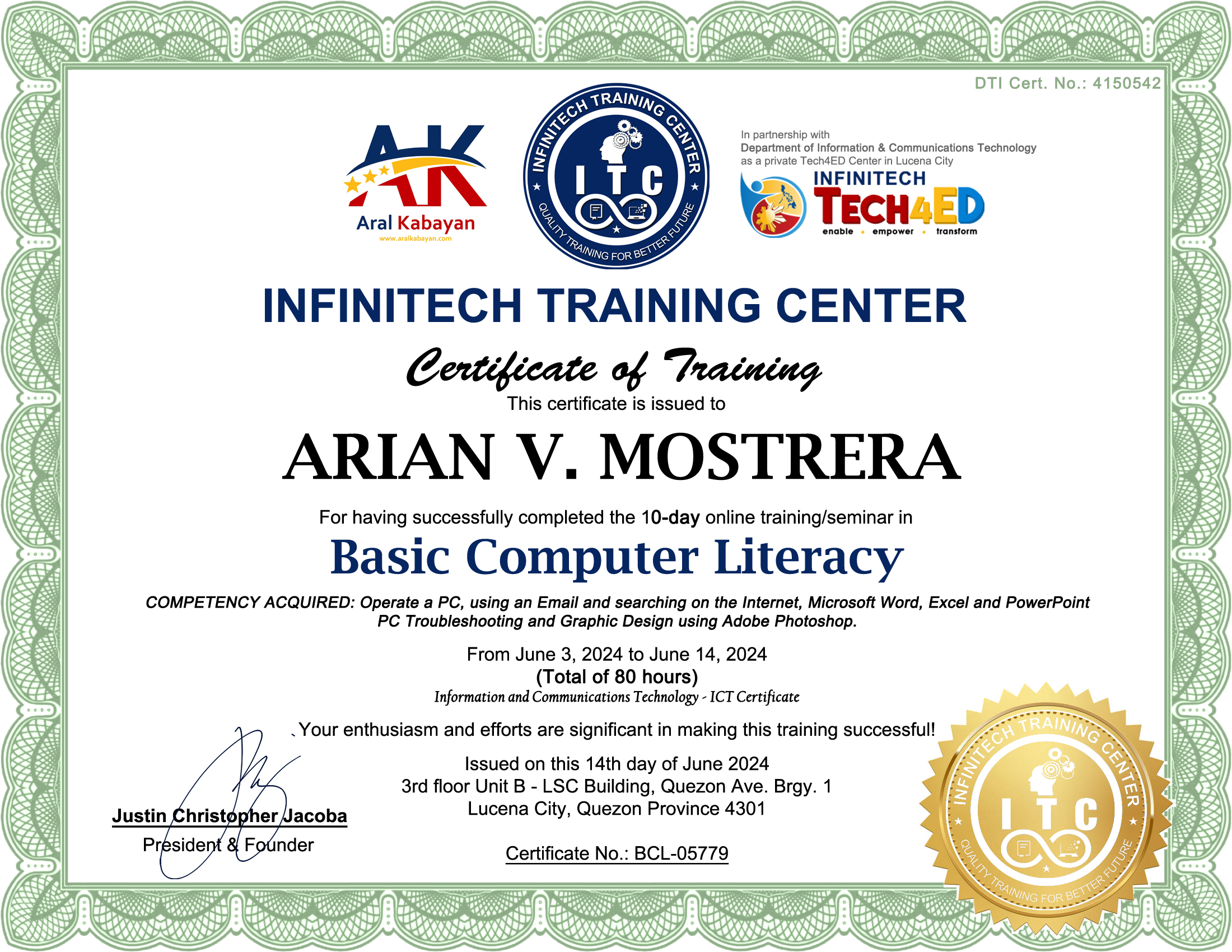 Basic Computer Literacy