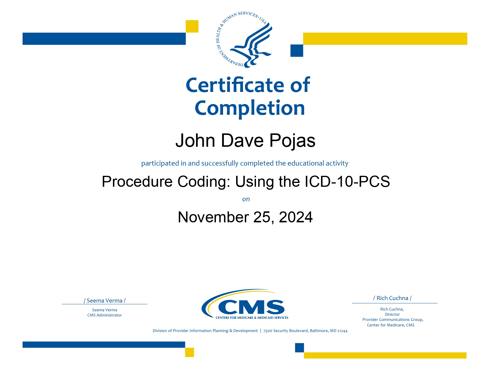 Procedure Coding Using the ICD-10-PCS Cert.