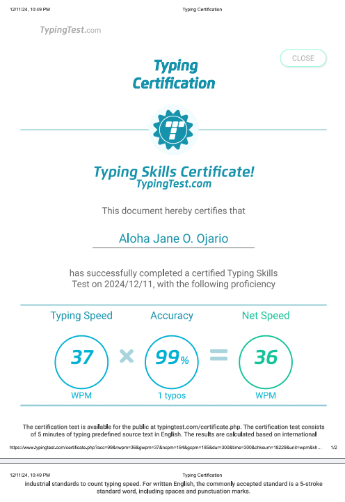 Typing Test