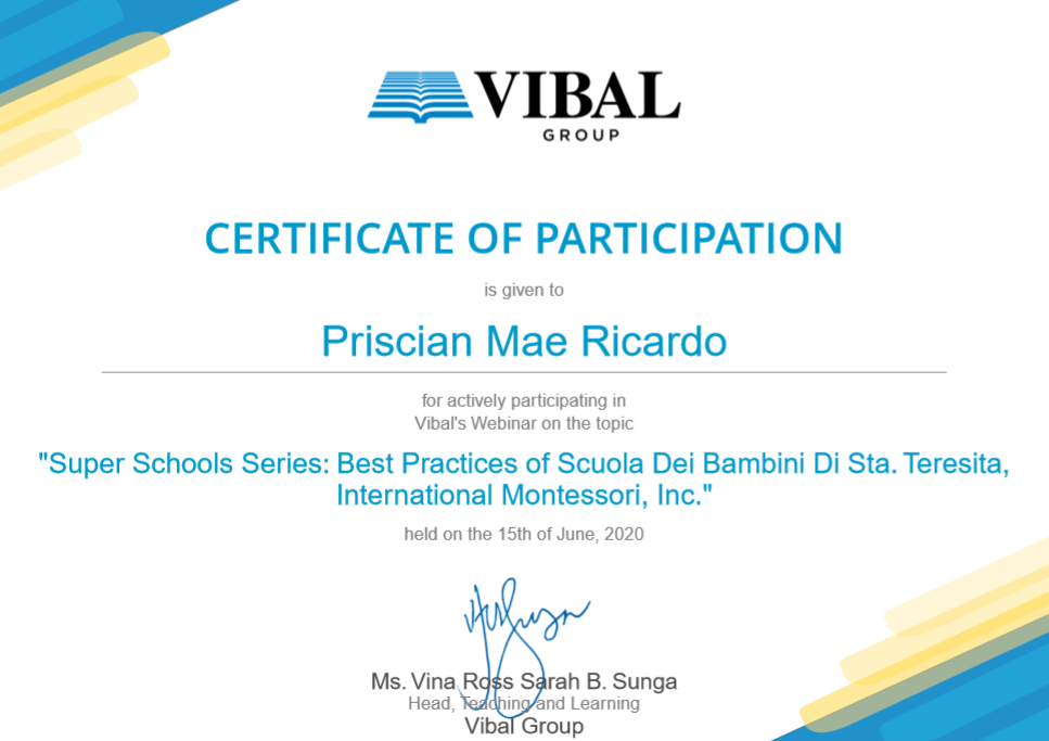 "Super School Series: Best Practices of Scuola Dei Bambini Di Sta. Teresita, International Montessori, Inc."