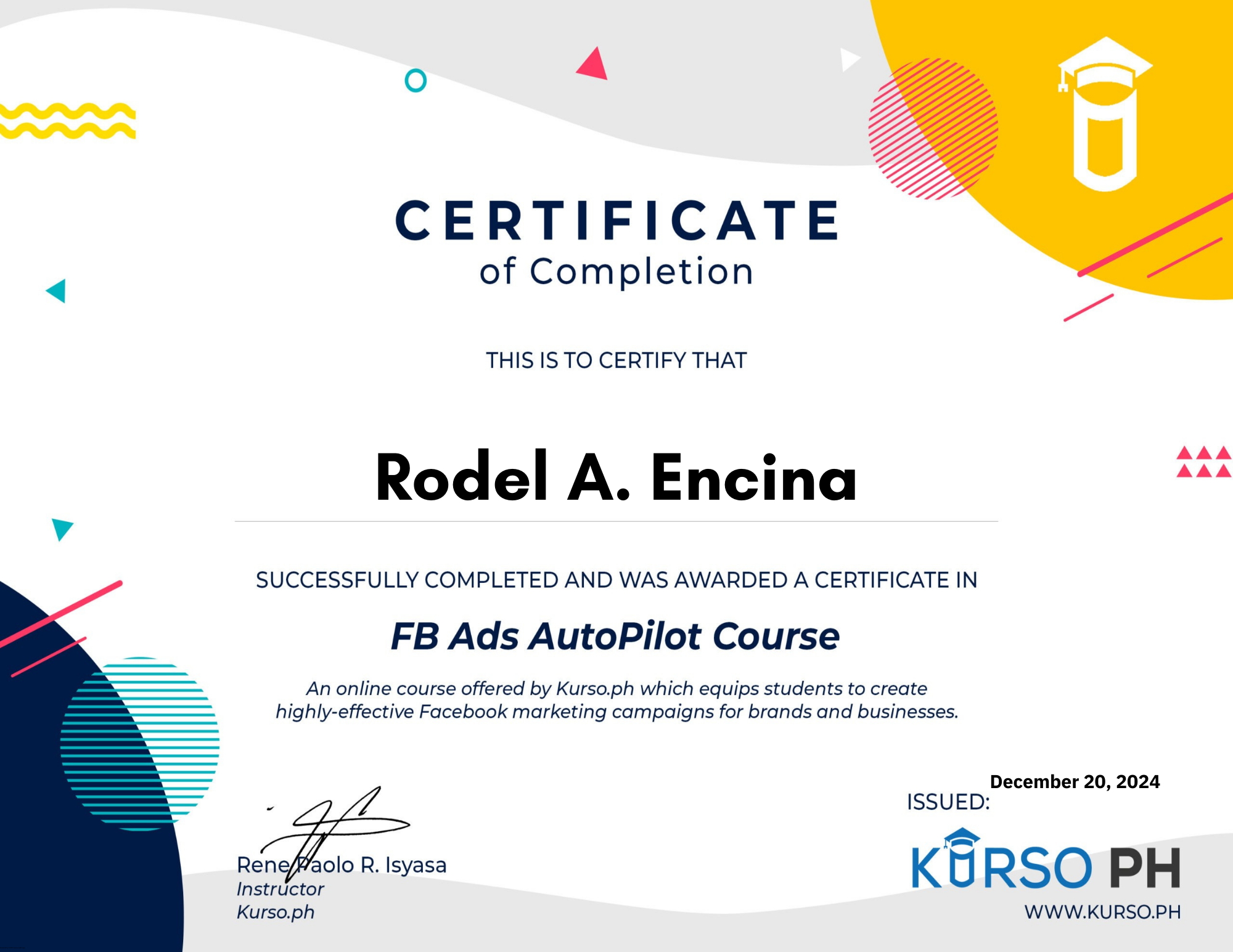 FB Ads Autopilot Course