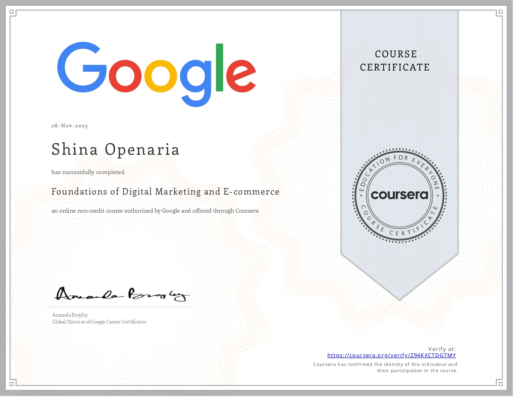 Foundations of Digital Marketing and E-commerce