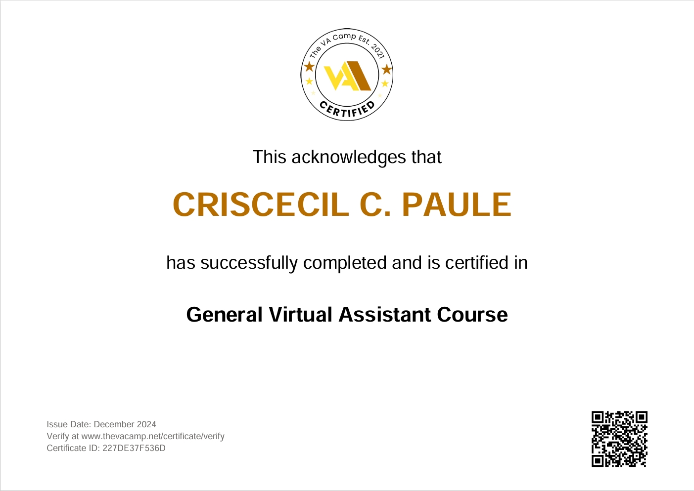 general virtual assistant