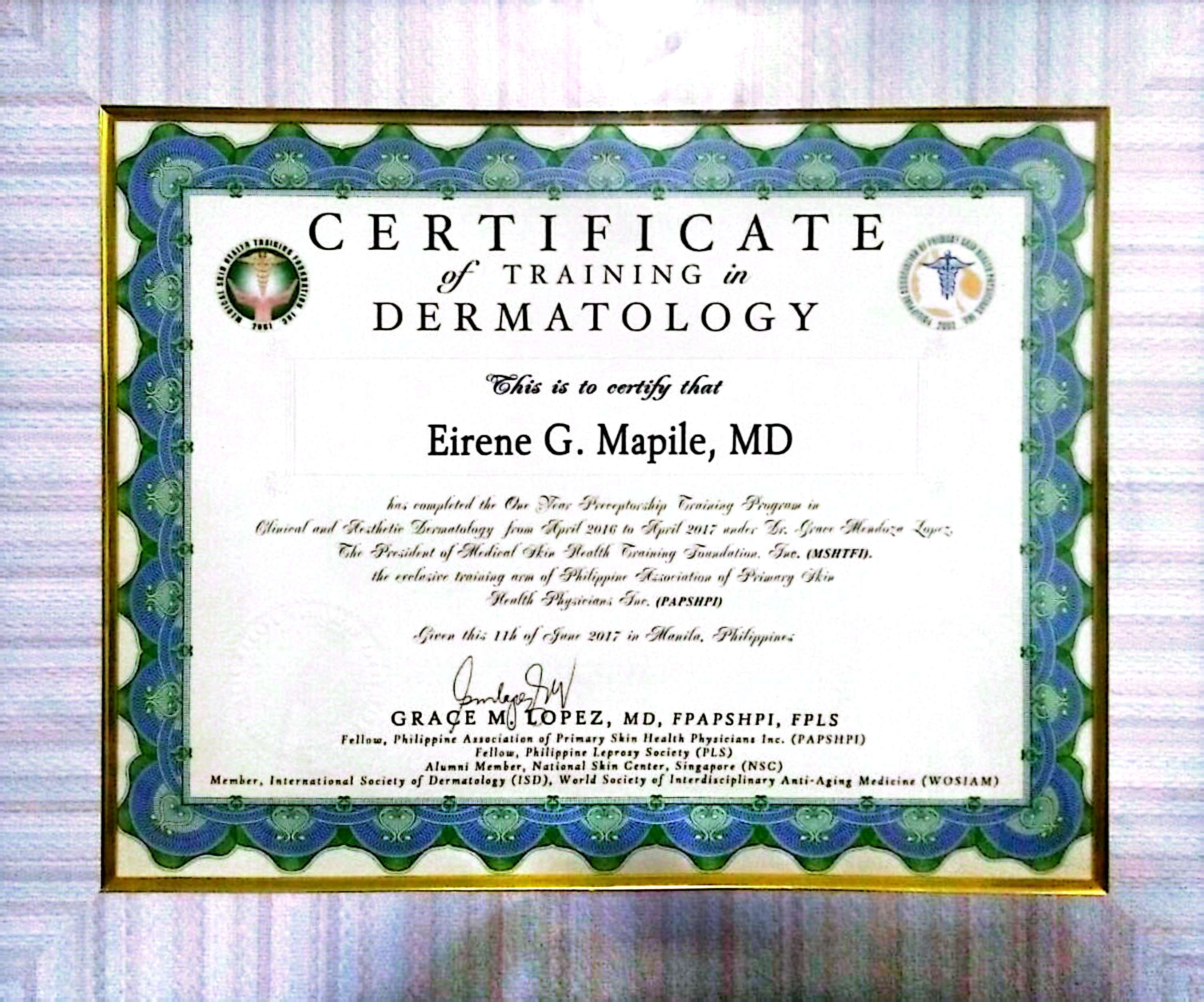 Dermatology Training