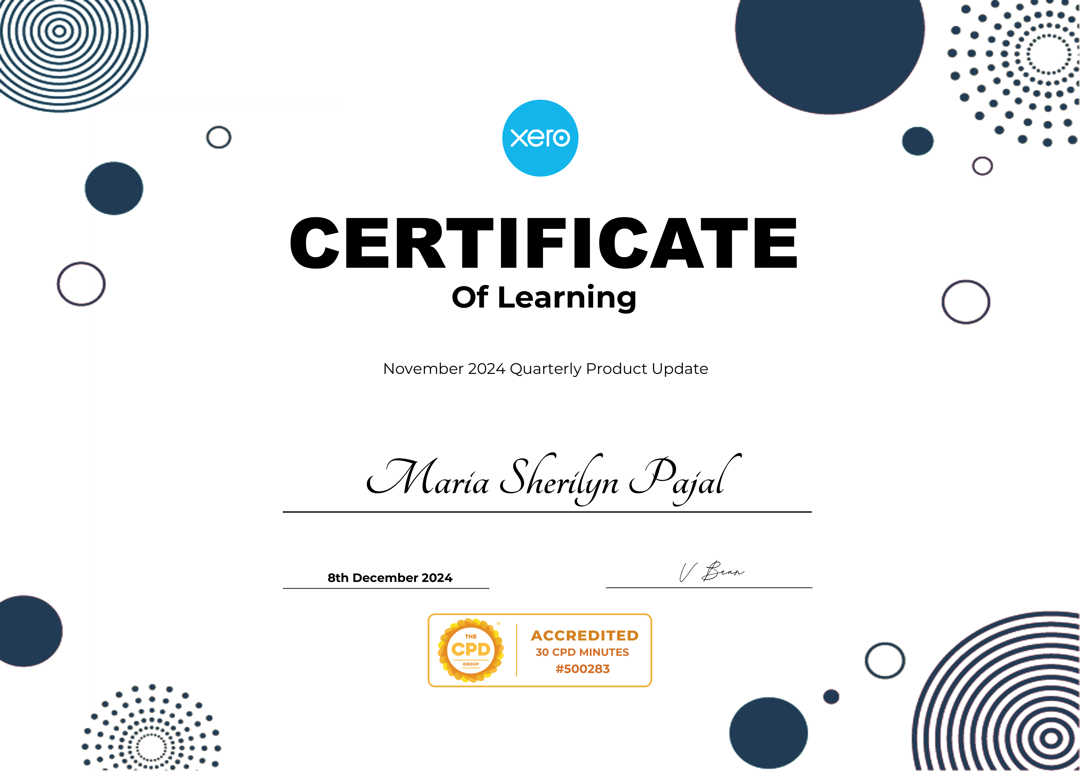 Learning from XERO