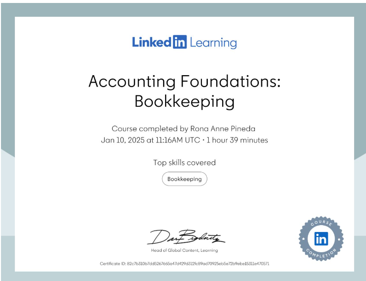 BOOKKEEPING