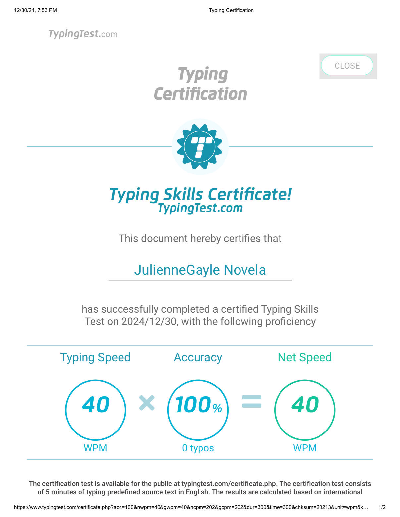 Typing Test