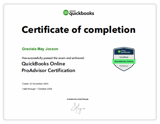 QuickBooks Certified