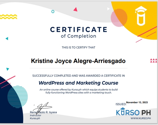 WordPress and Marketing Course