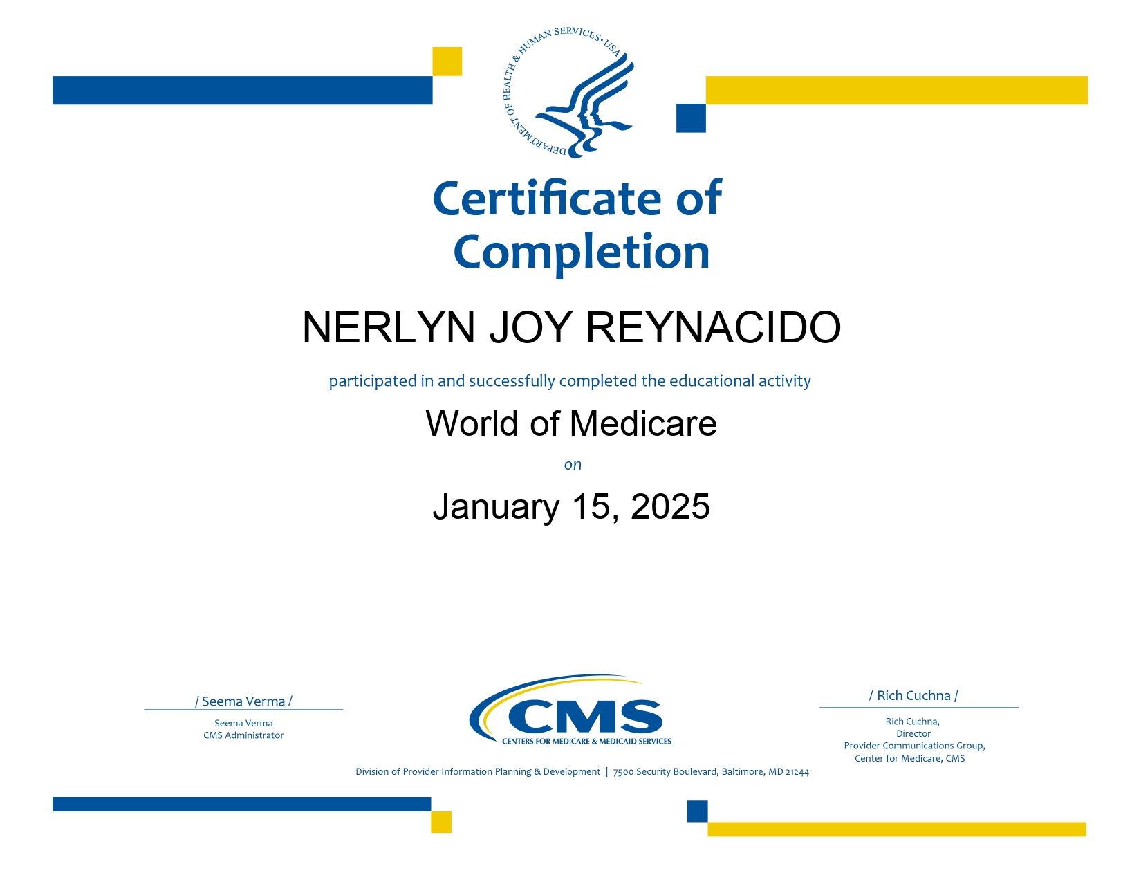 WORLD OF MEDICARE