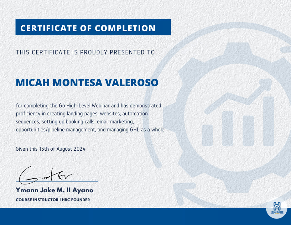 Go High Level Certification