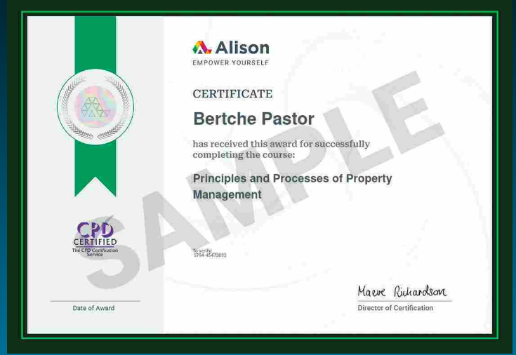 Principles and Processes of Property Management