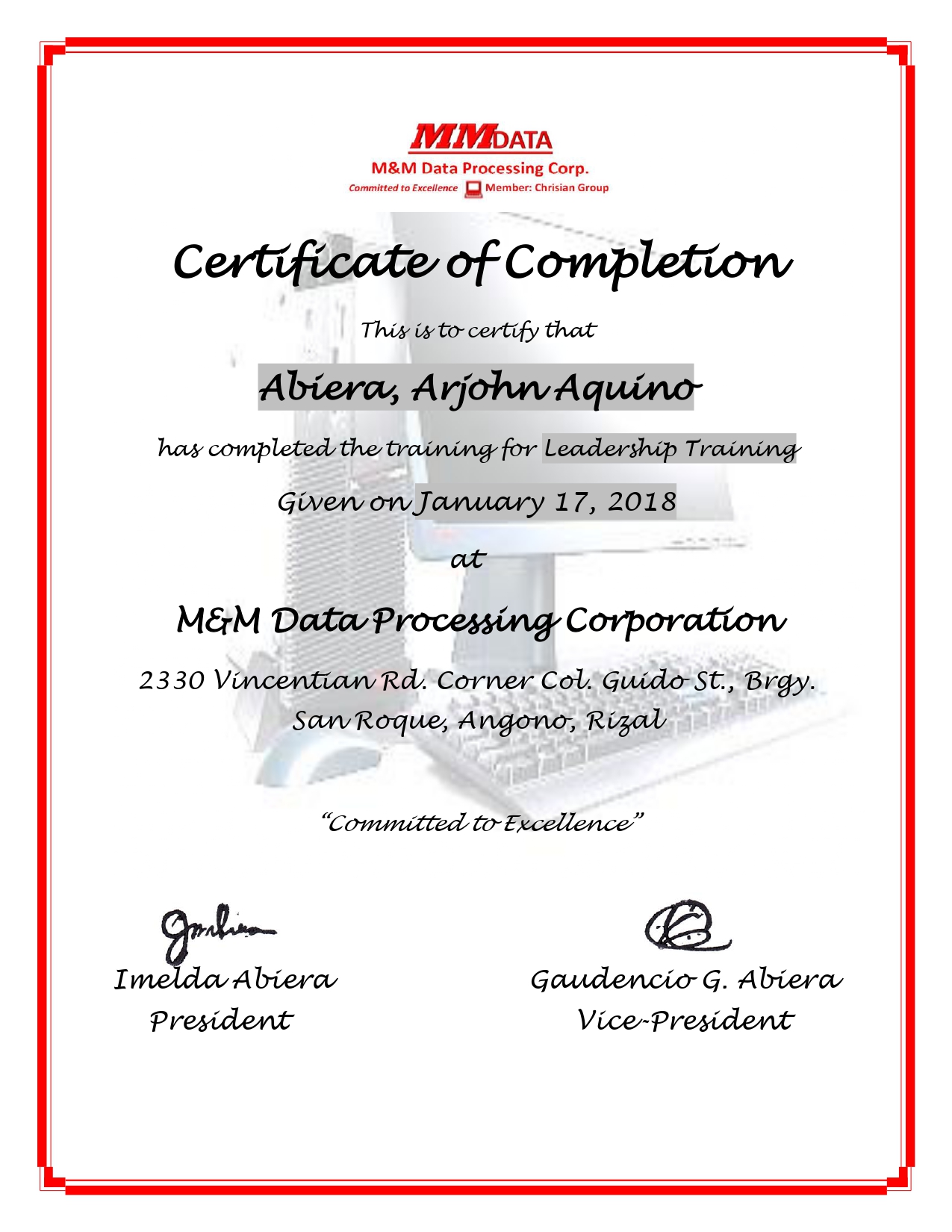 Leadership Training