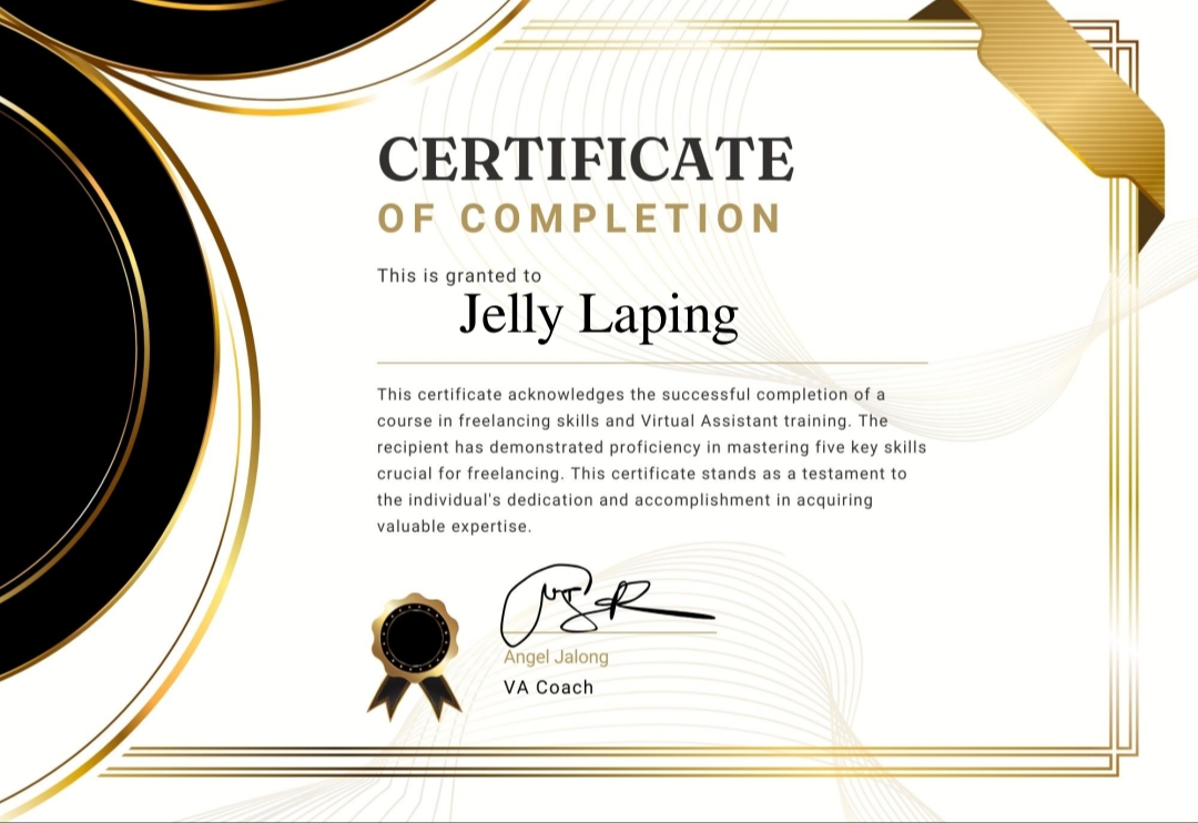 My Certificate