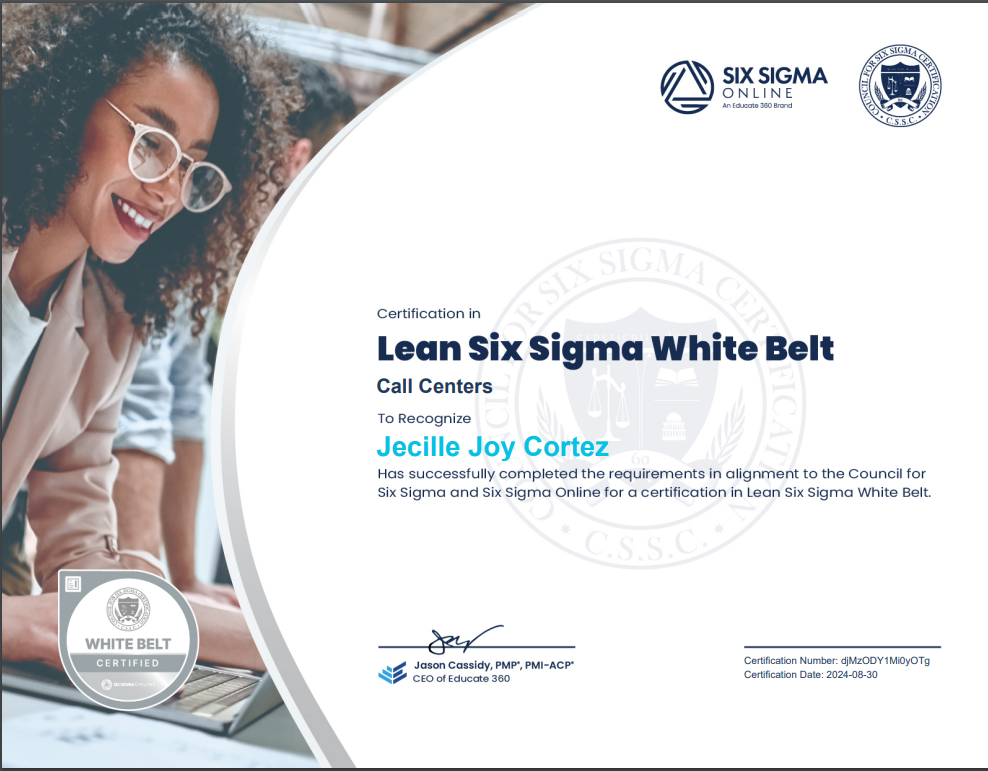 Six Sigma - Yellow Belt