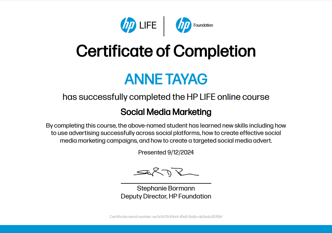 HP LIFE - Social Media Marketing